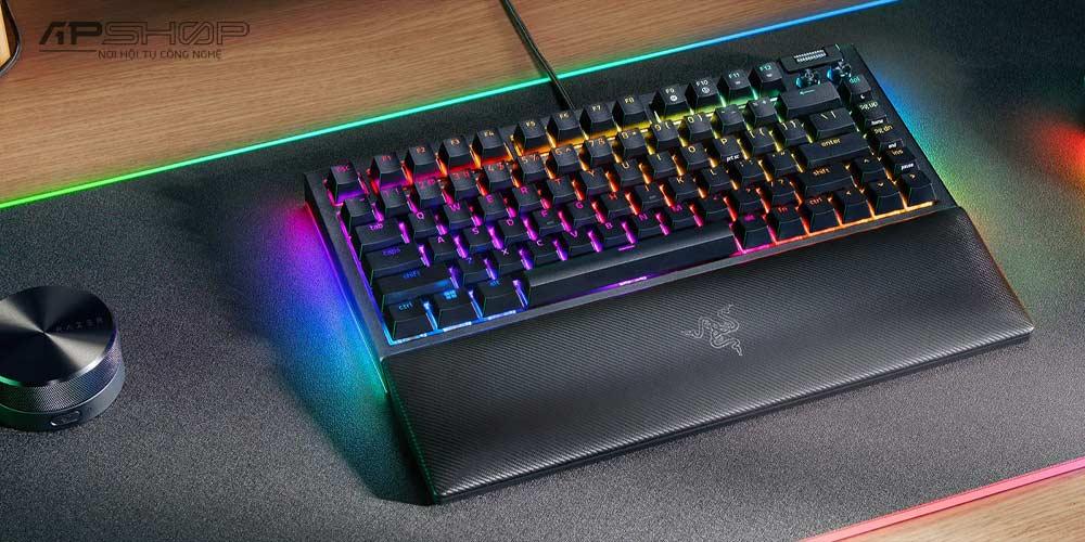 Bàn phím Razer Blackwidow V4 75% Hotswap Black | Chính hãng