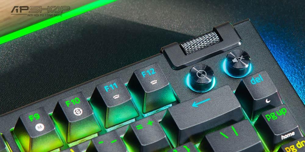 Bàn phím Razer Blackwidow V4 75% Hotswap Black | Chính hãng