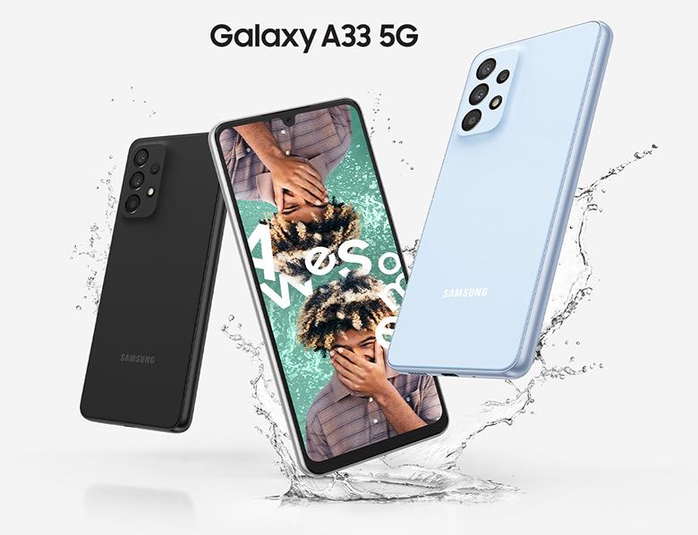 Điện thoại Samsung Galaxy A33 6GB/128Gb Xanh dương chống nước chuẩn ip67