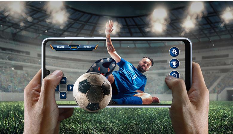 Điện thoại Samsung Galaxy A33 6GB/128Gb Xanh dương game booster