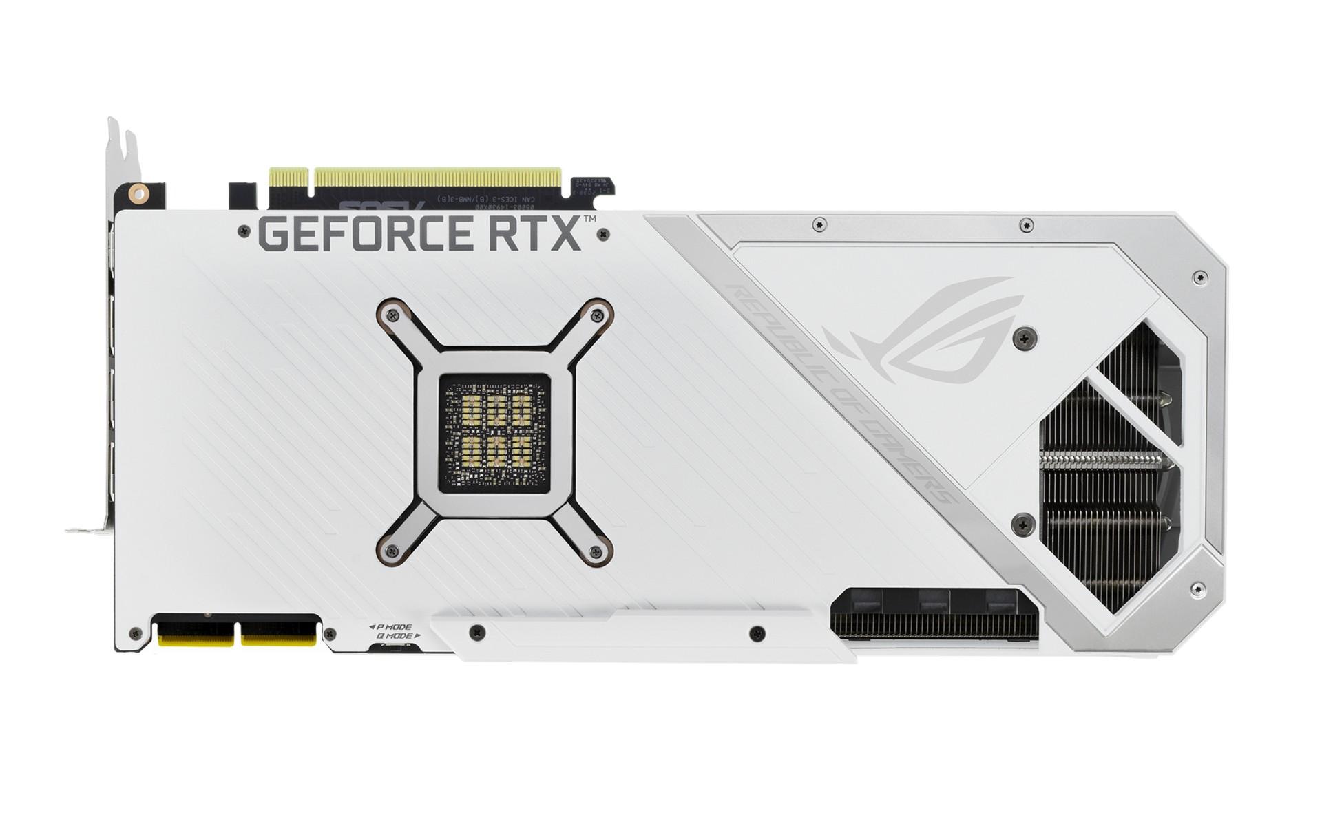 ROG Strix GeForce RTX 3090 OC White Edition Back