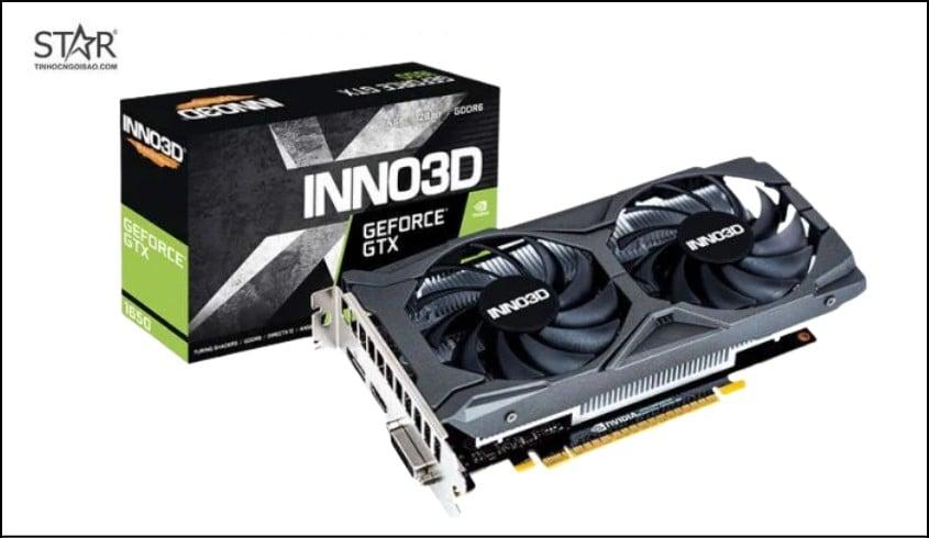 VGA INNO3D GTX 1650 4GB GDDR6 Twin X2 OC V2 (N16502-04D6X-1720VA30)