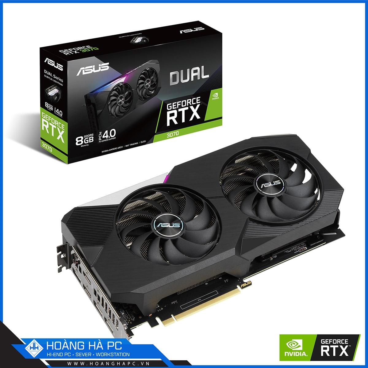 Card màn hình Asus DUAL RTX 3070 8G