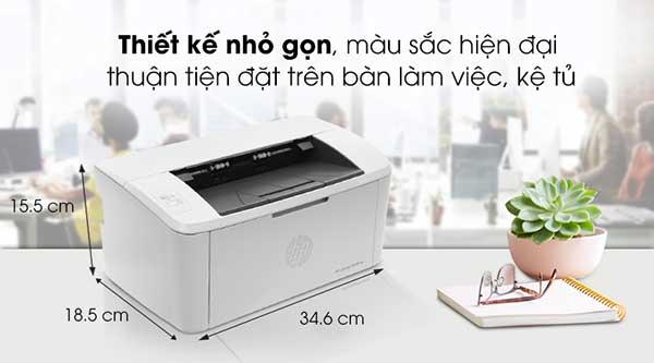 Kích thước máy in đơn năng laser đen trắng HP M15A