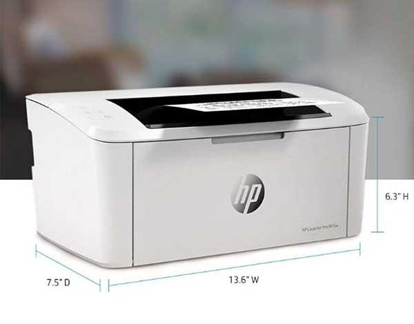 Kích thước máy in HP LaserJet Pro M15w