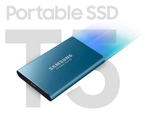 Ổ cứng di động SSD Samsung T5 Portable 1Tb USB3.1 Xanh