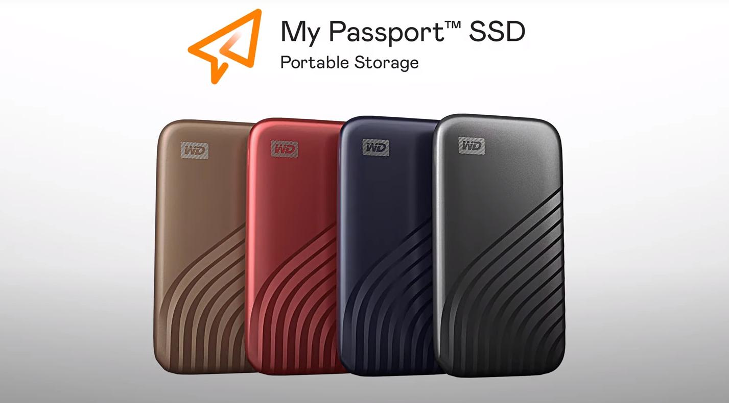 Ổ cứng di động SSD 1TB Western Digital My Passport 1050MB/s WDBAGF0010B