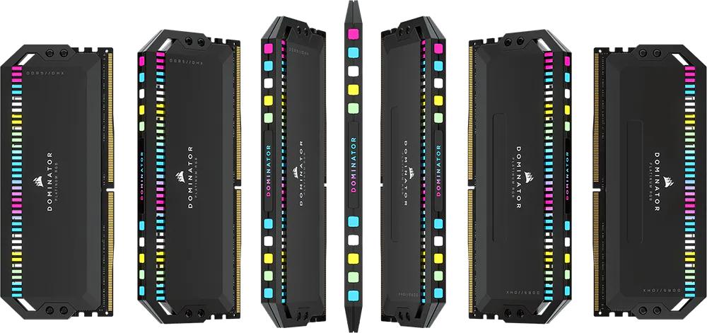 Corsair DOMINATOR® PLATINUM RGB Black - 64GB (2x32GB) DDR5 - Bus 6000MHz Cas 40