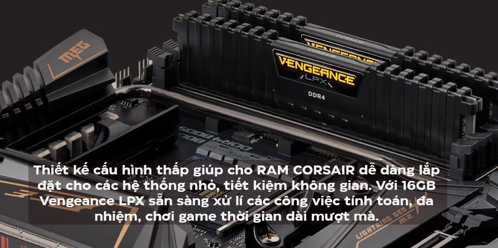RAM Desktop CORSAIR Vengeance LPX