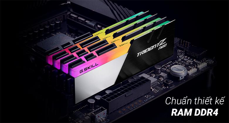 RAM G.Skill Trident Z Neo 64GB (2x32GB) DDR4 3600MHz (F4-3600C18D-64GTZN) | Chuẩn thiết kế RAM DDR4