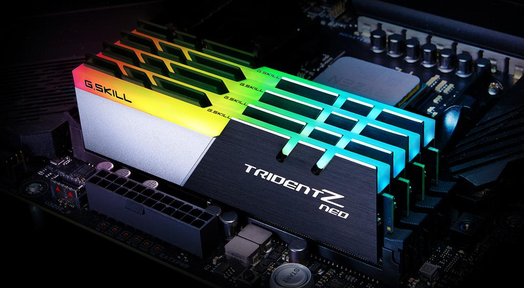 GSkill Trident Z Neo RGB - 32GB (2x16GB) DDR4 - Bus 3600MHz Cas18