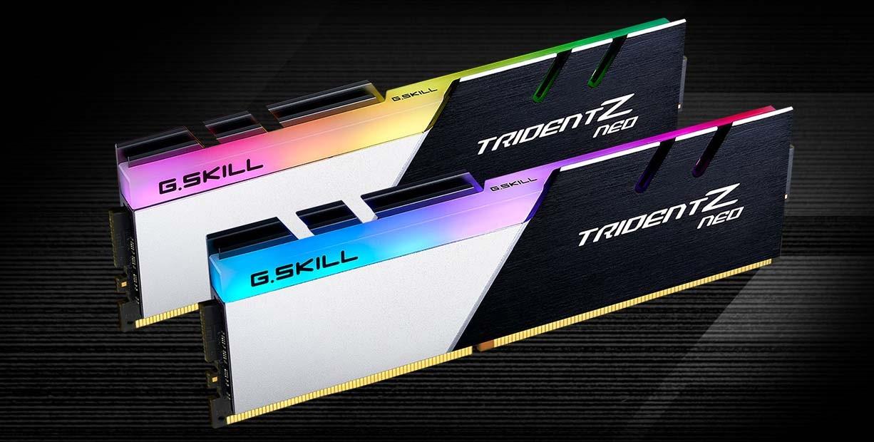 GSkill Trident Z Neo RGB - 32GB (2x16GB) DDR4 - Bus 3600MHz Cas18