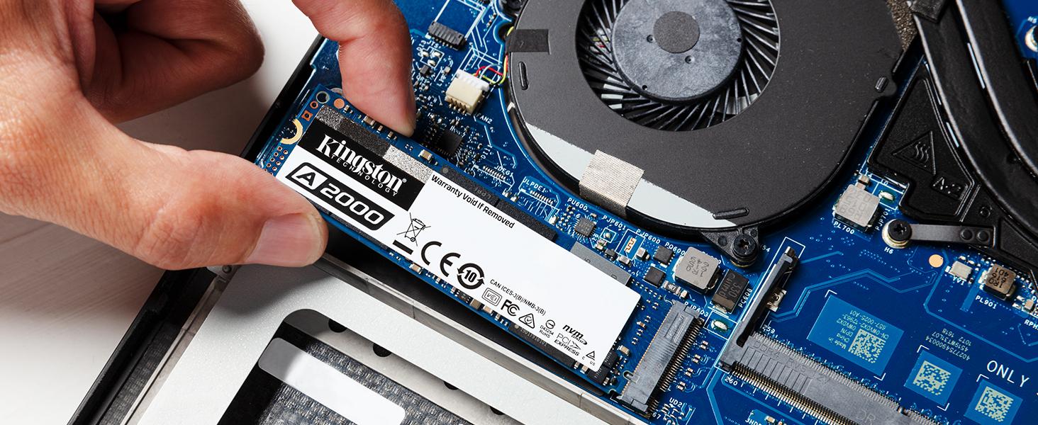 SSD Kingston A2000 M.2 PCIe Gen3 x4 NVMe 250GB SA2000M8/250G