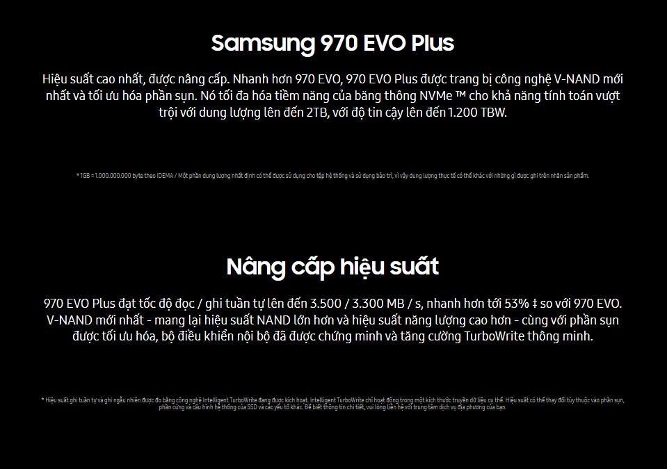 Ổ cứng SSD Samsung 970 EVO Plus