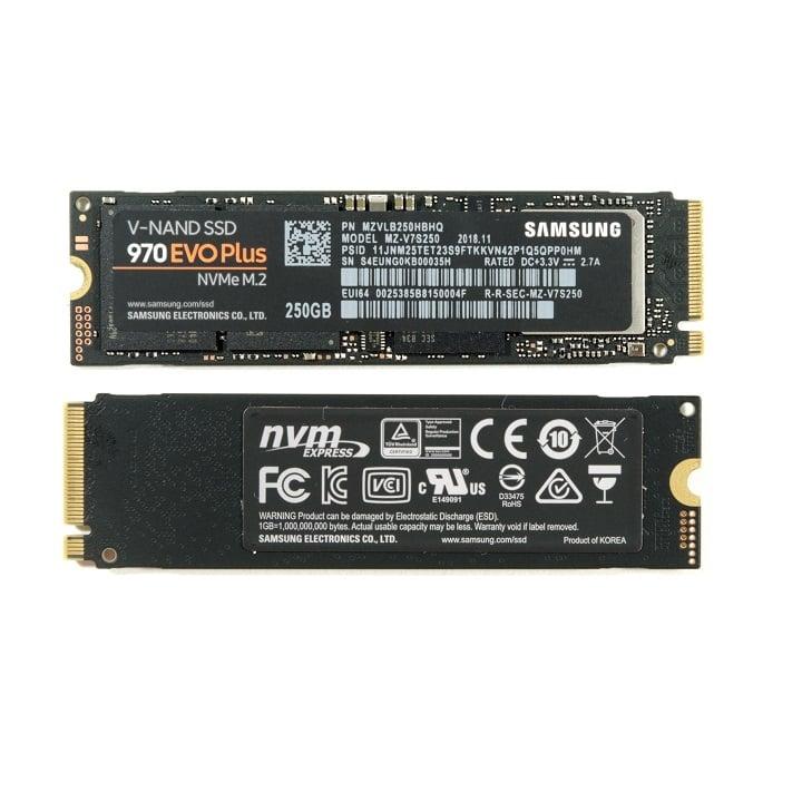 Ổ cứng SSD 250GB Samsung 970 EVO PLUS M2 NVME 2.5-Inch SATA III - BẢO HÀNH 5 NĂM