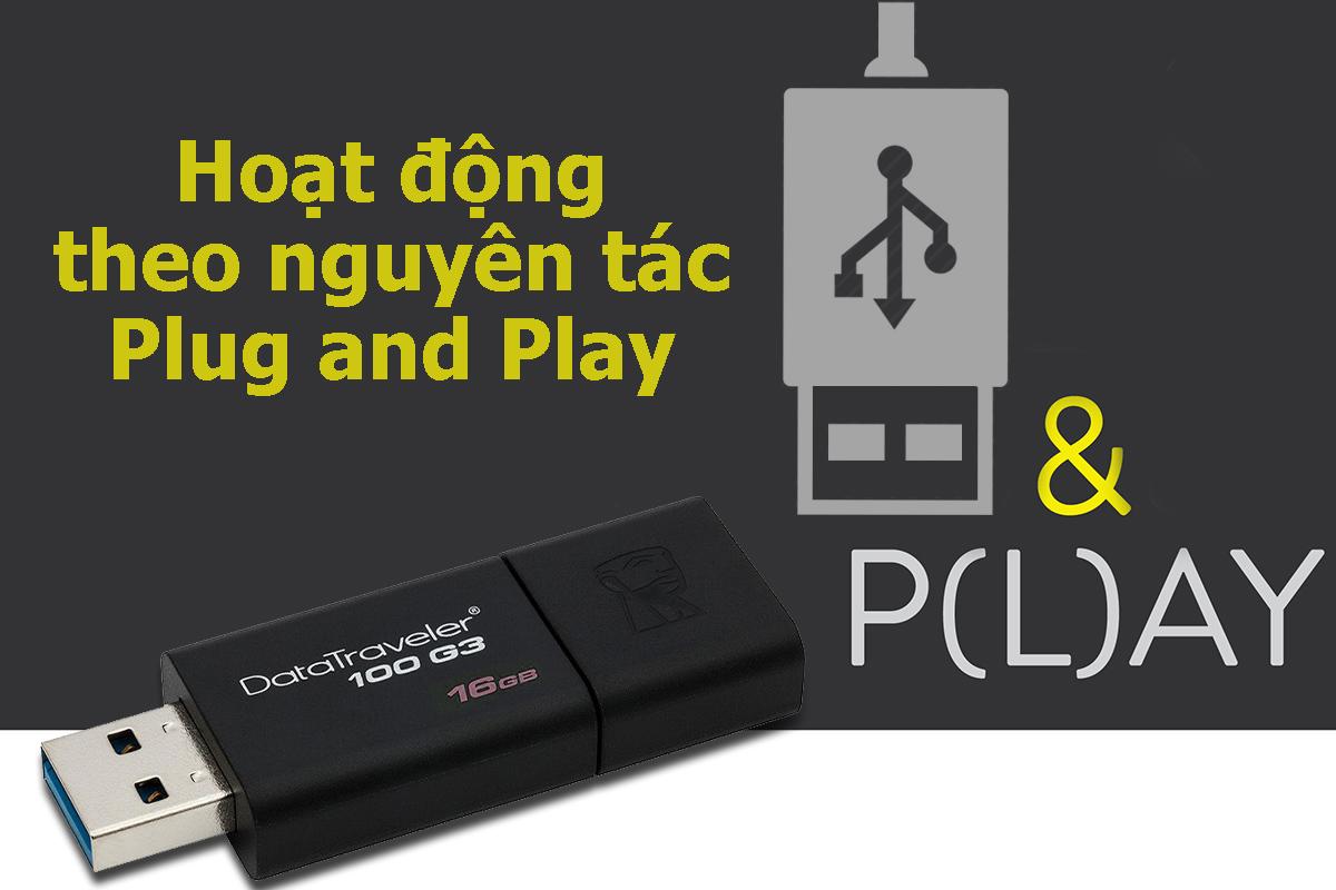 USB 3.0 Kingston DataTraveler 100 G3 16GB