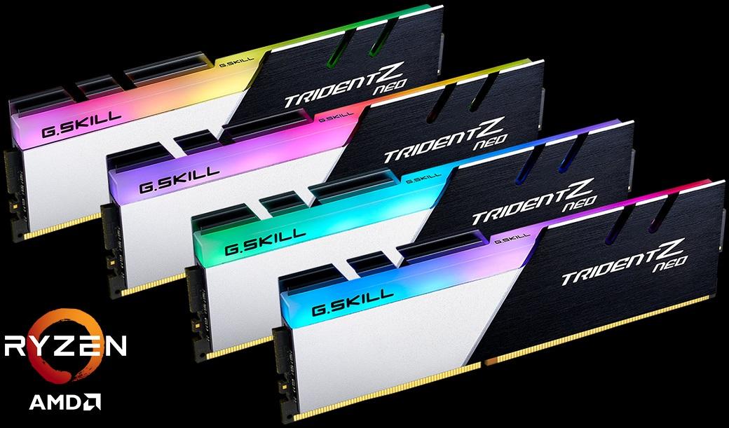 Ram PC G.SKILL Trident Z Neo 32GB 3600MHz DDR4 (16GBx2) F4-3600C18D-32GTZN