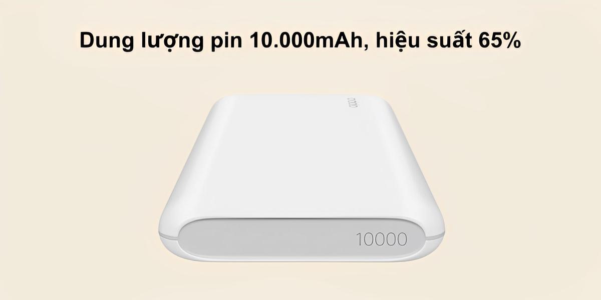 Thoải mái sạc với dung lượng pin 10000mAh của OPPO PBV02