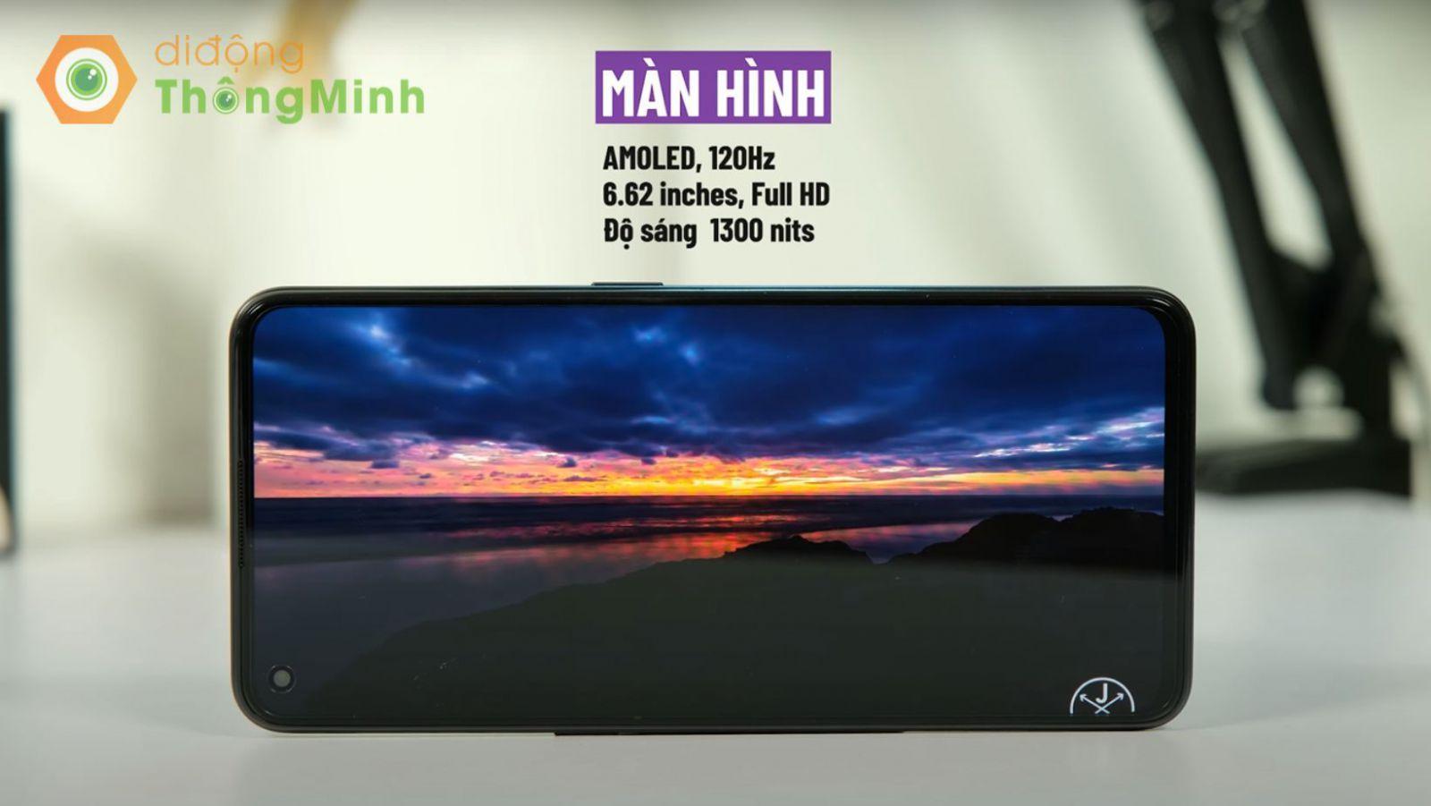 Mang trên mình chiếc màn hình AMOLED 120Hz