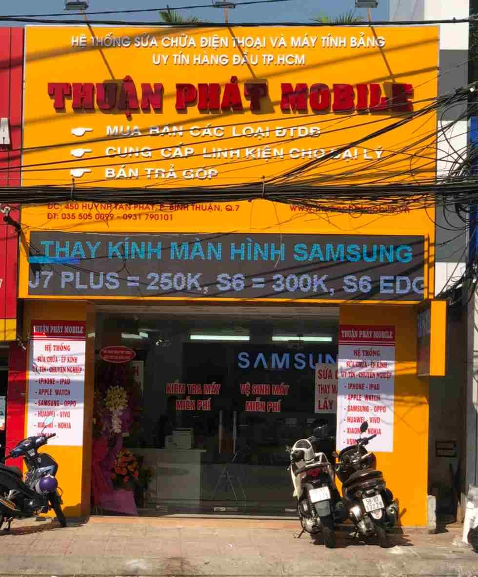 Trung tâm Thuận Phát Mobile Chi nhánh 4 tại Huỳnh Tấn Phát Quận 7 TPHCM